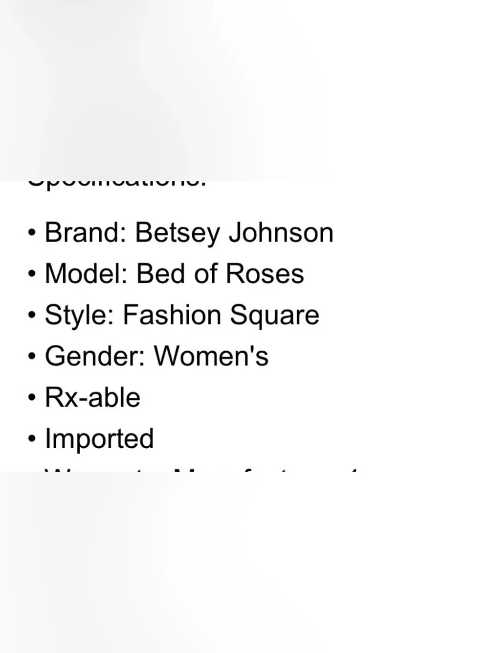 BETTY JOHNSON Leopard Square Sunglasses - Women Accessories